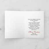 Frohe Weihnachten - Unsere Zuhause zu Ihrer - Haus (Innenseite)