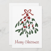 Frohe Weihnachten unter dem Mistletoe (Vorne/Hinten)