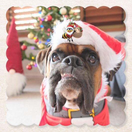 Frohe Weihnachten Untersetzer (Vorderseite)