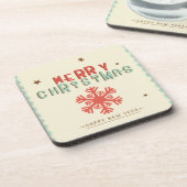 Frohe Weihnachten Untersetzer (Linke Seite)