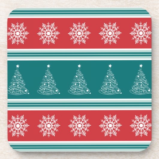 Frohe Weihnachten Untersetzer (Vorderseite)