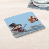 Frohe Weihnachten Untersetzer (angewinkelt)