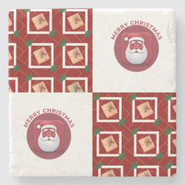 Frohe Weihnachten Untersetzer Muster und Logo