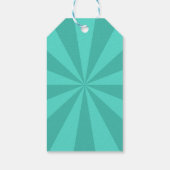 Frohe Weihnachten Urlaub Cartoon Retro-Text Geschenkanhänger (Rückseite)