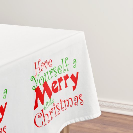 Frohe Weihnachten Urlaub Tablecloth Tischdecke (Beispiel)