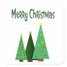 Frohe Weihnachten, Urlaub verziert Bäume