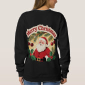 Frohe Weihnachten Urlaubsdesign Sweatshirt (Rückseite)