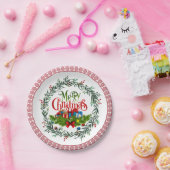 Frohe Weihnachten, Urlaubsplanung, Pappteller (Party)