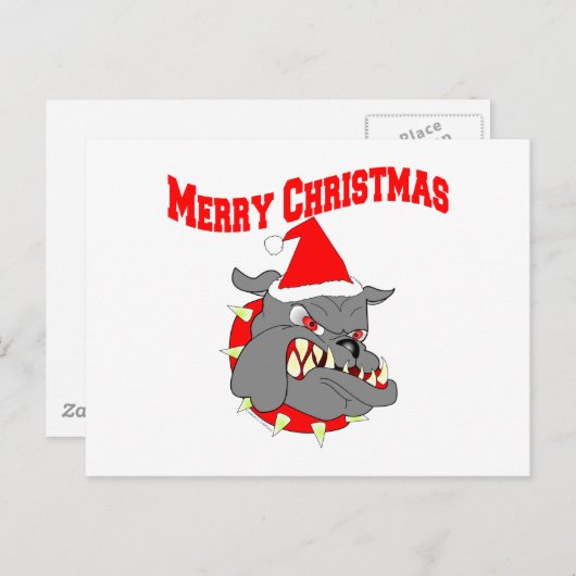 Frohe Weihnachten USMC Devil Dog (Vorne/Hinten)