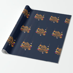Frohe Weihnachten Venezuela Weihnachtsgeschenkverp Geschenkpapier