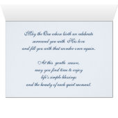 Frohe Weihnachten. Verehrung der Magi Custom Card (Innenansicht Horizontal (Unten))