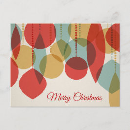 Frohe Weihnachten vereinfachte Retro-Ornamente