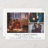 Frohe Weihnachten Verlobt | SAVE THE DATE FOTO (Vorne/Hinten)