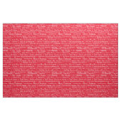 Frohe Weihnachten verschiedene Sprachen rote Vorla Stoff (Yard (91,4 cm))
