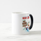 Frohe Weihnachten Verwandlungstasse (VorderseiteRechts)