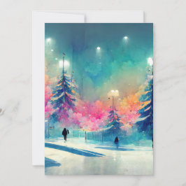 Frohe Weihnachten verziert Weihnachtsbaumkarte