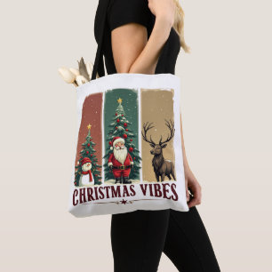 Frohe Weihnachten Vibes nur Weihnachten Tasche