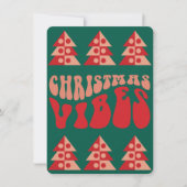 Frohe Weihnachten Vibes Retro (Vorderseite)
