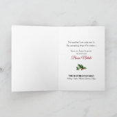 Frohe Weihnachten Viele Sprachen Gold Typografie (Innenseite)