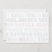 Frohe Weihnachten Vier-Foto-Karte (Rückseite)