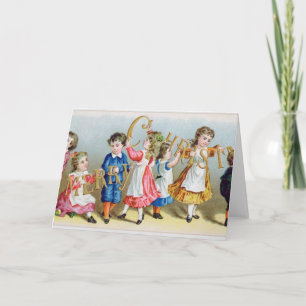 Frohe Weihnachten, Viktorianische Postkarte