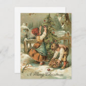 Frohe Weihnachten Vintag (Vorne/Hinten)