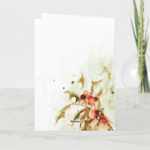 Frohe Weihnachten Vintag Karte (Rückseite)