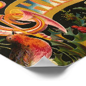 "Frohe Weihnachten" Vintag Poster (Ecke)