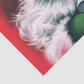 Frohe Weihnachten, Vintag, Retro, Weihnachtsmann, Seidenpapier (Ausschnitt)