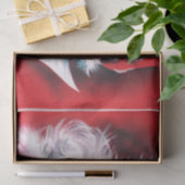 Frohe Weihnachten, Vintag, Retro, Weihnachtsmann, Seidenpapier (Geschenk)