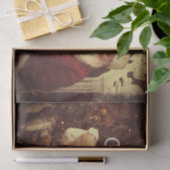 Frohe Weihnachten Vintag Santa Seidenpapier (Geschenk)