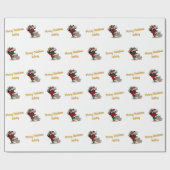 Frohe Weihnachten Vintag Weihnachten Individuelle Geschenkpapier (Flach)