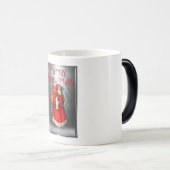 Frohe Weihnachten Vintag Weihnachtsdesign Verwandlungstasse (VorderseiteRechts)