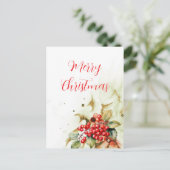 Frohe Weihnachten Vintage (Stehend Vorderseite)