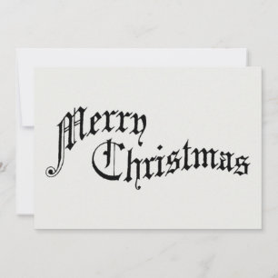 Frohe Weihnachten Vintage altmodische Typografie