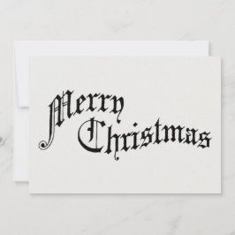 Frohe Weihnachten Vintage altmodische Typografie