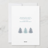 Frohe Weihnachten Vintage Bäume Foto (Rückseite)