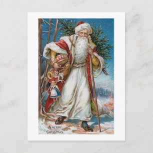 "Frohe Weihnachten" Vintage Feiertagspostkarte