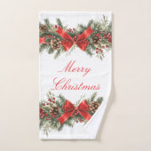 Frohe Weihnachten Vintage Handtuch (Handtuch)