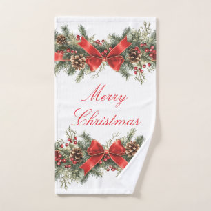 Frohe Weihnachten Vintage Handtuch