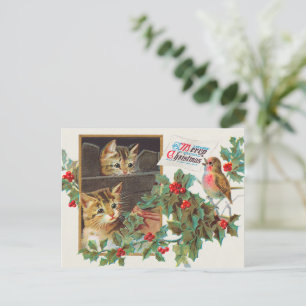 Frohe Weihnachten Vintage-Kunst