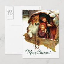 Frohe Weihnachten. Vintage Kunst