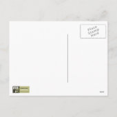 Frohe Weihnachten.Vintage Kunst Feiertagspostkarte (Rückseite)