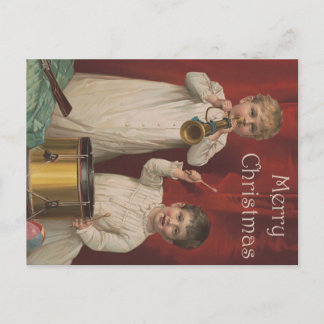 Frohe Weihnachten Vintage Kunst Postkarte