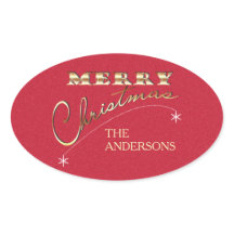 Frohe Weihnachten Vintage Ornament - Aufkleber