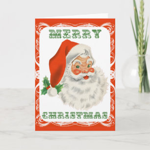 Frohe Weihnachten Vintage Retro Weihnachtsmann