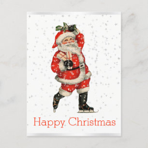 Frohe Weihnachten Vintage Roter Weihnachtsmann Ska
