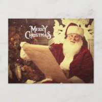 Frohe Weihnachten Vintage Santa