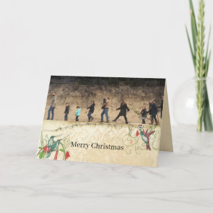 Frohe Weihnachten Vintage Vögel Ihr Foto