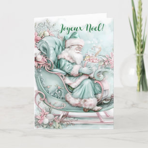 Frohe Weihnachten Vintage Weihnachten Santa gefalt